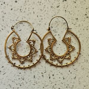 Elegant Gold Hoop Earrings